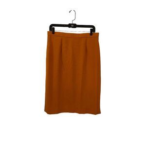 Women's Suit Skirt. Rust/Orange. Medium. Lightweight. Business Casual. Comfy